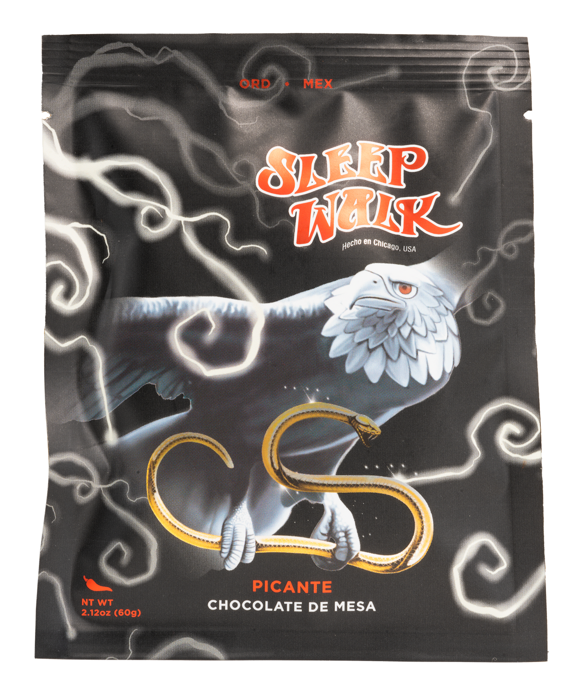 Eagle and snake package design